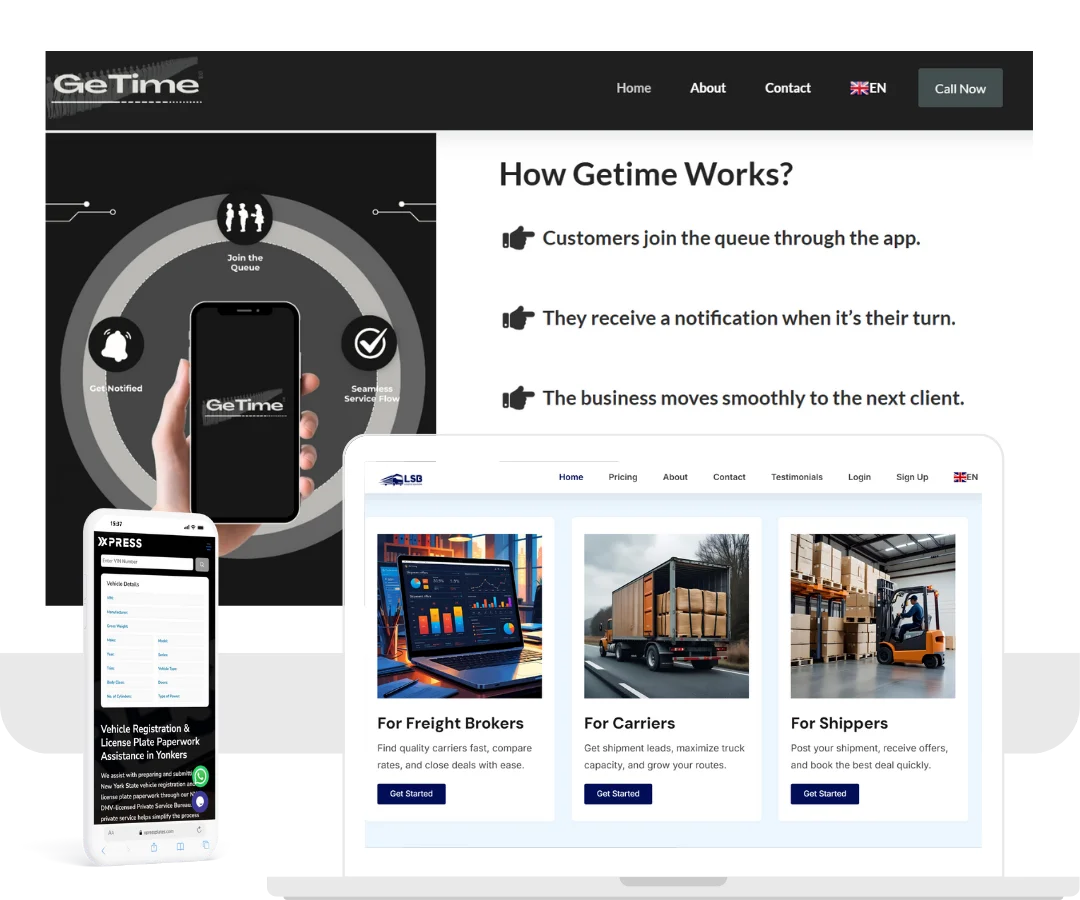 Website Portfolio Side Image